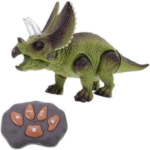 TOYANDONA 1Set Luminous Electric Triceratops Dinosaur for Remote Control Dinosaurs Plaything Safe Materials Birthday Enhances Motor Skills and Coordination