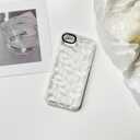 NITITOP Compatible for iPhone SE 2020 / SE 2022/7 / 8 Case Cute Clear for Women Girl Flower Floral Ultra Slim Crystal Shockproof Soft TPU Anti-Yellow Protective Phone Cover - White