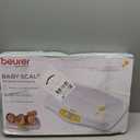 Beurer BY80 Digital Baby Scale, Infant Scale for Weighing in Pounds, Ounces, or Kilograms up to 44 lbs, Newborn Baby Scale with Hold Function, Pet Scale for Cats and Dogs