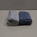 MIULEE Pack of 4 Couch Throw Pillow Covers 18x18 Inch Neutral Blue Soft Decorative Chenille Pillow Covers Farmhouse Accent Cushion Covers for Boho Western Home Coastal Decor Sofa Bedroom Living Room