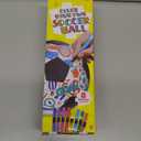 Dan&Darci Soccer Ball Coloring Kit for Kids - Soccer Gifts for Girls & Boys - Sports Gifts - 3 4 5 6 7 8 Year Old Boy Birthday Gift - Craft Kits for Kids Ages 4-8 Year - Boy Toys - Games Accessories