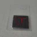 Nanaholy Model Y Accessories for Tesla Emblem Sticker 2PCS/Set 2024 2023 2022 2021 2020,Not Fit for New Model Y Juniper Version 2025 Logo Decal (Red)