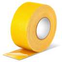 Frienda Reflective Pavement Marking Tape Sports Court Tape Yellow Anti Slip Safety Warning Tapes for Sports Field Factory Stairs Tread Steps Rough Smooth Asphalt Concrete Surfaces (4 Inch x 36 Feet)