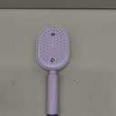 Electric Spray Air Cushion Massage Comb, 5-in-1 Rechargeable Mist Hair Brush with 10ml Refillable Reservoir, One-Press Self-Cleaning Detangling Brush for Dry, Frizzy, Curly & Thick Hair (Purple)