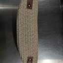 ABenkle Small Woven Basket, Mini Cotton Rope Storage Tiny Shelf Oval Decorative Toy Dog Cat Bin for Nursery, Empty Gift Basket with Gift Bags and Ribbon (Mixed Brown)