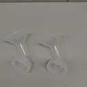 4PCS 21mm Breast Pump Flanges, Duckbill Valves Compatible with Spectra S1/S2/9Plus/Synergy Gold, Motif Luna, Wide-Mouth Bottle Fit, Breast Pump Accessories