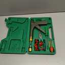 Tire Repair Kit With Plugs Mushroom Tire Plug Kit Tire Patch Kit Heavy Duty Professional Tubeless Tire Gun Puncture Kit for Tyre Punctures and Flats on Cars Motorcycles Trucks and Tractors (Green)