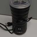 Paris Rhne Milk Frother, 4-in-1 Milk Steamer and Frother, Hot & Cold Foam Milk Warmer with Temperature Control, Auto Shut-Off Frothers for Coffee, Latte, Cappuccino, Macchiato (Black)