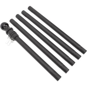 Totority 1set Stainless Steel Outdoor Flagpole Winding and Flag Stand for Flagpole Kit for Residential Use