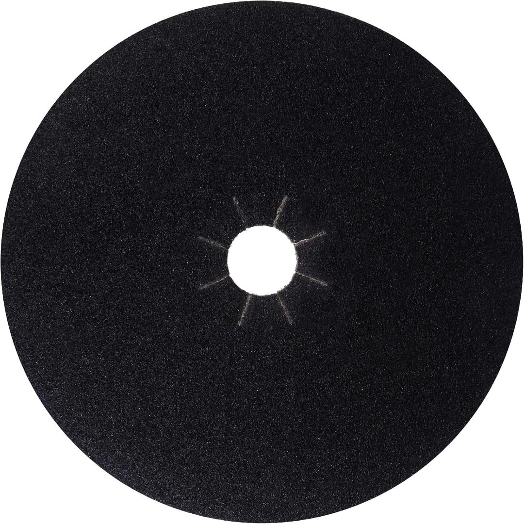 427100 Silicon Carbide Floor Sanding Disc, Cloth Back, 17" x 2" Hole, Grit 100X, 20-Pack