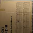 Mars Explo 10 Panels No Dig Decorative Outdoor Garden Fence, 32 in(H) X 23.6 ft(L) Animal Barrier Fencing, Rustproof Portable Fence, Temporary Dog Fence Outdoor for Yard, Outside, Backyard, Patio