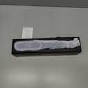 Pro Ionic Hair Straightener Brush for Women - 9 Temp Settings with LED Display, 20s Fast Heat (250F-410F), Dual Voltage & Travel Bag for Frizz-Free Salon Finish