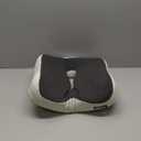 Max&Love Lumbar Support Pillow Cover Ergonomic Design Orthopedic Backrest for Back Pain Relief Memory Foam Back Support for Office Chair Computer Chair Car Seat Recliner and Couch Two-Tone (Mixed Colors)