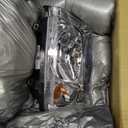 Headlights Assembly - Chrome Housing Headlamps Fit for Nissan Frontier 2001-2004 - Replacement for 260608Z325, 260108Z325, NI2502130, and NI2503130 (w/o Bulbs and Wire Harness)