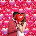 Pink Heart Photo Backdrop Early 2000s Backdrops for Photography 6x4FT Romantic Valentines's Day Background Girls Birthday Valentines Party Decorations Banner Shooting Studio Props