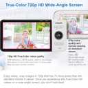 VTech VM818HD 5" 720p HD Video Baby Monitor with 110 Wide-Angle Lens, True-Color Day & No-Glare Night Vision, Night Light, 1000ft Range, 2-Way Talk Peace of Mind Without WiFi