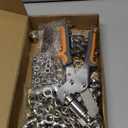 Grommet Kit of 1/4" and 3/8" Punch with 500 Pcs Metal Eyelets,Handheld Heavy Duty Eyelet Pliers Rivet Press Tool Set for Tarps Leather Crafts Fabric Tents Canvas