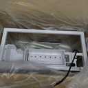 Fish Tank 2.4 Gallon Aquarium Kit with Humidifier 7-Color Auto-Looping 3 in 1 Quiet Pump with Filteration & Oxygenation & Circulation, Temperature Display, HD Glass (White)