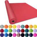 SMART&CASUAL 48" x 2,520" (210') Red Kraft Craft Paper Roll for Gift Wrapping Bulletin Board Bouquet Flower Art Packing Parcel Table Covering 80GSM 55LB (Red, 48" x 210')