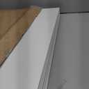 STICKGOO Smooth Drop Ceiling Tiles 2ft x 2ft, PVC Ceiling Tile 24 x 24in - Waterproof, Fire-Rated to Prevent Breakage - Package of 12 Tiles Cover 48 Sq. Ft, White