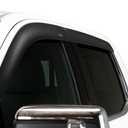 Husky Liners Low Profile Ventvisor Rain Guards | Fits 2009-2024 Dodge Ram 1500 (19-24 Classic Body) Crew CAB; 2010-2025 Ram 2500/3500, Crew CAB ONLY | Front & Rear, Matte Black, 4-pcs. | 2867004