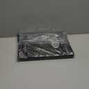 Portable File Organizer Box with Lid, Filing Box with Handle, Multi-Label Slots, Perfect for Office/Home/Decor (Black)