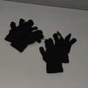 Evridwear Eczema Gloves Kids Cotton Moisturizing Gloves for Dry Hands, Eczema, SPA, Overnight Lotion, 2 Pairs with Touchscreen Fingers (Black)