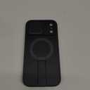 SURITCH for iPhone 17 Pro Max Case with Camera Control Cover, Camera Cover and Adjustable Kickstand, Compatible with MagSafe, Shockproof Bumper Protective Cases 6.9 Inch, Black