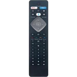 BT800 Voice Replace Remote Control Work for Philips Android TV 65PFL5504/F7 55PFL5704/F7 50PFL5704/F7 43PFL5604/F7 65PFL5602/F7 43PFL5704/F7 50PFL5604/F7 55PFL5604/F7 43PFL5766/F7 65PFL5604/F7