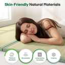 ZonLi Japanese Tatami Mat, Foldable Floor Sleeping Pad Futon Mattress, King