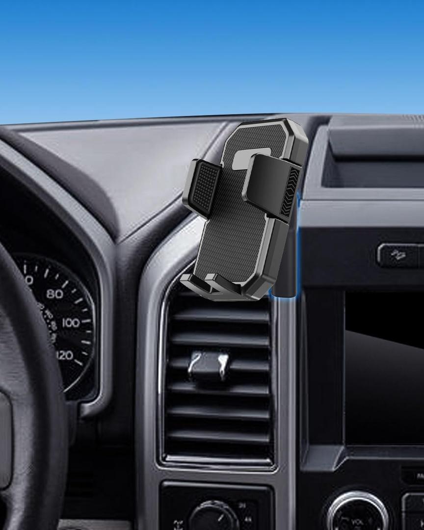 PZK Car Phone Mount for Ford F-150 F150 2015 2016-2018 2019 2020 Accessories Custom Air Vent Car Phone Holder Auto Lock Hands Free 360 Rotation Cell Phone Automobile Cradles