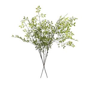 Artificial Plants,4 PCS 43.3" Green Nandina Faux Branches for Vase,Artificial Plants for Shop Garden Office Home Décor