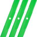Mower Blade Fit for John Deere M115496 GY20569, LX288 GT245 325 335 345 355D 425 445 455 F725 G100, for Scotts M115496 S2554, for Sabre 2354HV 54 inch Deck Medium Lift 3 Pack