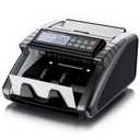 Money Counter Machine with Value Count, Dollar, Euro UV/MG/IR/DD Counterfeit Detection Bill Counter, Add and Batch Modes, Cash Counter with LCD Display, 1000 Bills/Min, Grey