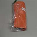 SHACOS Round Table Placemats Set of 4 Wedge Placemats Heat Resistant Woven Vinyl Table Mats for Round Table Wipe Clean (4, Orange)