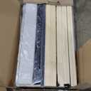 King Size Bed Frame,King Size Platform Bed Frame and Velvet Upholstered Headboard with Strong Wood Slats, Box Spring Optional, Mattress Foundation, Easy Assembly Beige