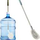 2-Pack Bucket Brush, Kettle Brush, Cleaning Extra Long Bottles, Gallon Jug Cleaner, Water Bottle Cleaner.