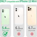 JJGoo Compatiable with iPhone 12 Mini Case Clear, Transparent Shockproof Phone Case for iPhone 12 Mini, Slim Anti-Scratch Hard PC Back Protective Cover Bumper