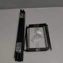 Expandable Shoe Rack Organizer - Adjustable Shoe Rack & Under Cabinet Shelf - for Shoe or Clothing Storage and Organization, Under Shelf Storage (Black,1 Pcs)