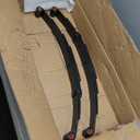 Single Trailer Leaf Spring 4 Leaf Double Eye 1750 lbs Cap for 3500 lbs Axle Suspension & U-Bolt kit, 25-1/4" Length fits for SW4B - Set 2