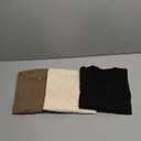 Plain 3 Pairs of T-Shirts, Size Large