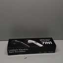 Leebein Electric Spin Scrubber, 2025 New Cordless Cleaning Brush Bathroom Scrubber, IPX7 Waterproof Shower Scrubber with 7 Brush Heads, Extendable Long Handle and 2 Speeds Scrubber for Bathtub Floor (Black)