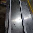 Ideal Pet Products Aluminum Pet Patio Door, Adjustable Height 77-5/8" to 80-3/8", 10-1/2" x 15" Flap Size, White