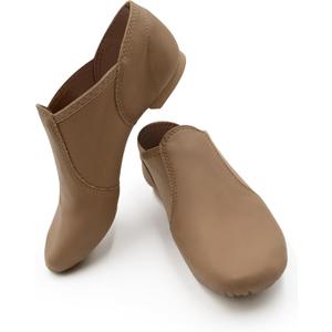 Capezio Womens E Series Jazz Slip-on, Caramel, 5.5 