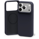 GOOSPERY Liquid Silicone Case Compatible with Magsafe, iPhone 17 Pro, Silky-Soft Touch Full Body Protection Shockproof Cover Case with Soft Microfiber Lining - Navy