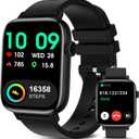 Smart Watch for Men - 1.90" HD Touch Screen Smartwatch, Bluetooth Call, Fitness Tracker with 120+ Sport Modes, Heart Rate & Sleep Monitor, IP68 Waterproof Smart Watches for Android & iPhone, Black