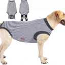 Dog Recovery Suit, Dog Surgical Recovery Suit, Onesie Bodysuit for Surgery Neuter Male Female, Spay Shirt for Anti Licking, Gray, XL