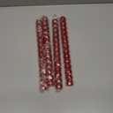 Wine Red Taper Candle Dripless Candlestick -Set of 4 for Decoration Weddings Party Church-Unscented Dinner Candles, 10inch(D-Wine Red)