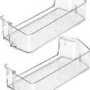 2 Pack W11174793 W11034658 Refrigerator Door Bin Shelf | Compatible with Amana Kenmore Maytag Door Bin, W11034658 Door Bin Replace W10910090 4585666 AP6285464 PS12348327 EAP12348327