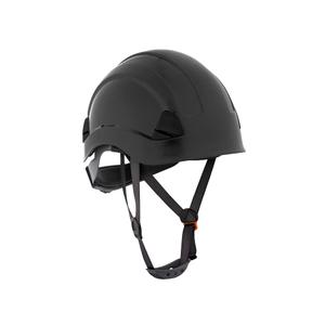 Jackson Safety CH300 Climbing-Style Hard Hat - Non-Vented Construction Helmet with Chin Strap & Cup - ANSI Z89.1 & OSHA Compliant - (Multiple Colors) (Large, Black)